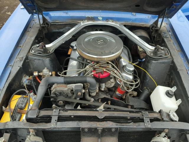 7T01T270821 - 1967 FORD MUSTANG BLUE photo 7