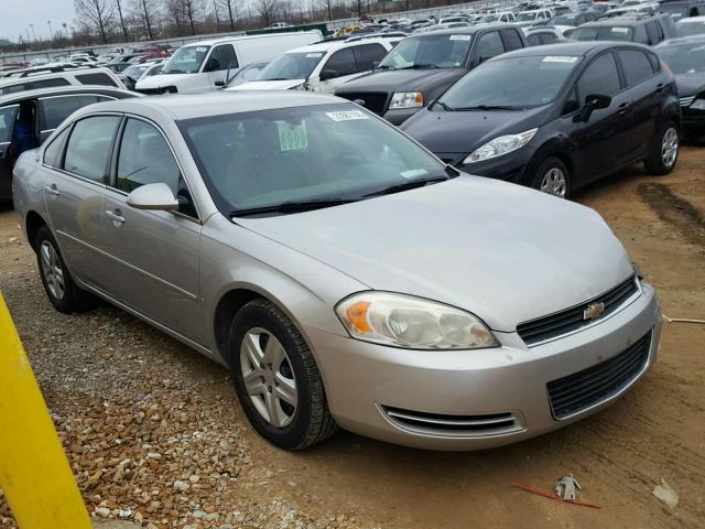 2G1WT58K169242498 - 2006 CHEVROLET IMPALA LT SILVER photo 1