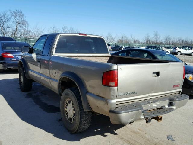 1GTCT19W1Y8166526 - 2000 GMC SONOMA TAN photo 3