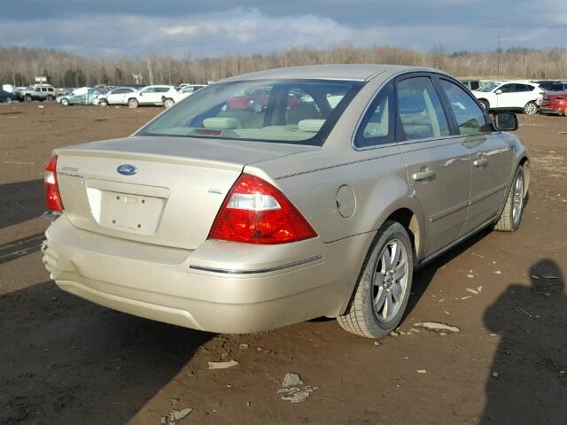 1FAFP24115G128305 - 2005 FORD FIVE HUNDR BEIGE photo 4