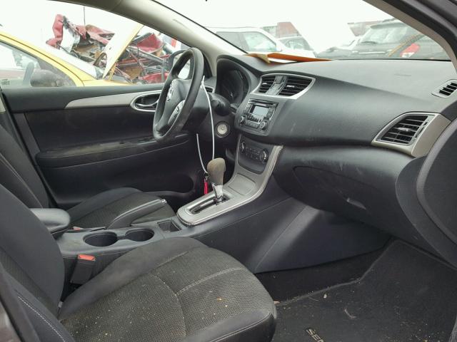 3N1AB7AP5FY286366 - 2015 NISSAN SENTRA S CHARCOAL photo 5