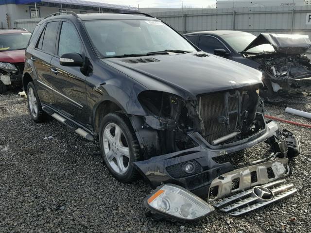 4JGBB86E08A362092 - 2008 MERCEDES-BENZ ML 350 BLACK photo 1