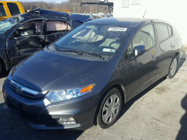 JHMZE2H53CS003633 - 2012 HONDA INSIGHT LX GRAY photo 2