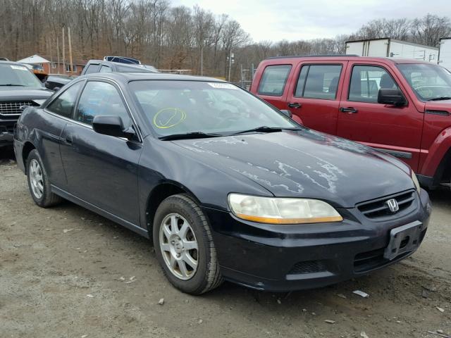 1HGCG32082A013424 - 2002 HONDA ACCORD SE BLACK photo 1