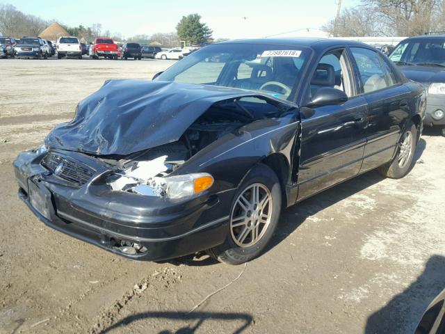 2G4WB55K931243824 - 2003 BUICK REGAL LS BLACK photo 2