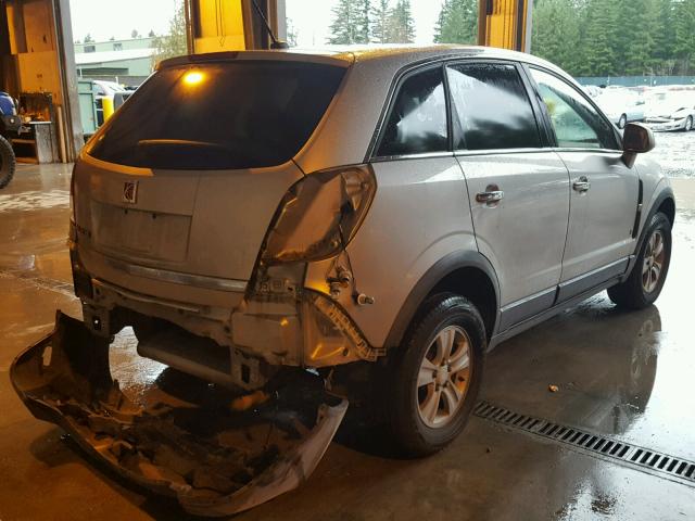 3GSCL33P38S598835 - 2008 SATURN VUE XE SILVER photo 4