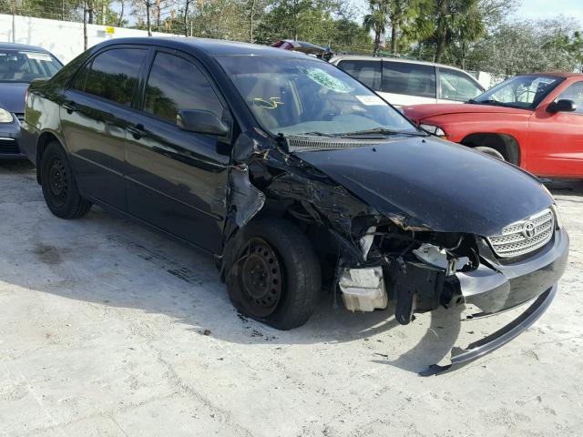 2T1BR32E68C881572 - 2008 TOYOTA COROLLA CE BLACK photo 1