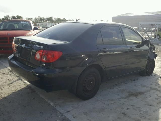 2T1BR32E68C881572 - 2008 TOYOTA COROLLA CE BLACK photo 4