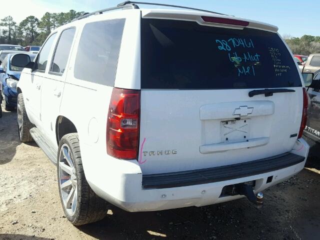 1GNSCBE03CR328508 - 2012 CHEVROLET TAHOE C150 WHITE photo 3