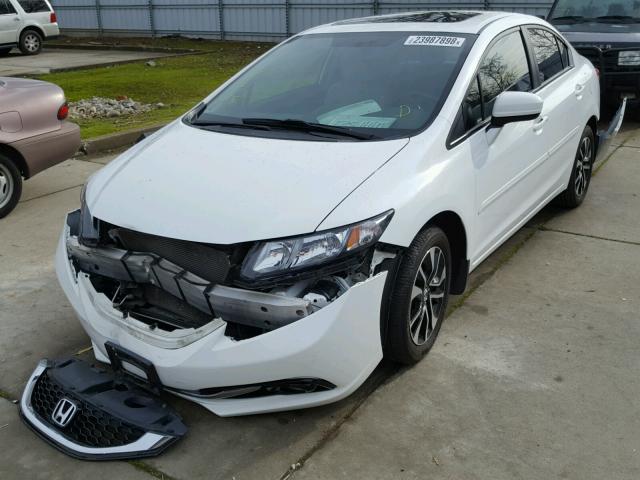 19XFB2F85EE273737 - 2014 HONDA CIVIC EX WHITE photo 2