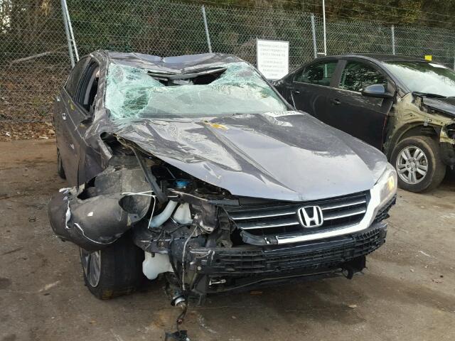 1HGCR2F53EA135591 - 2014 HONDA ACCORD SPO GRAY photo 1