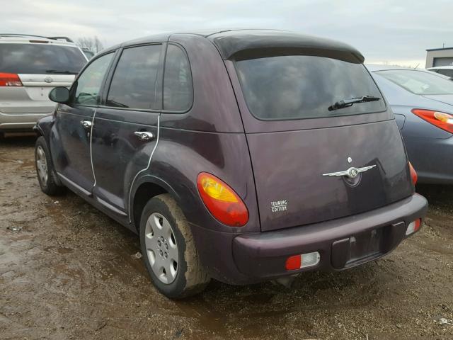 3C4FY58BX5T568319 - 2005 CHRYSLER PT CRUISER PURPLE photo 3