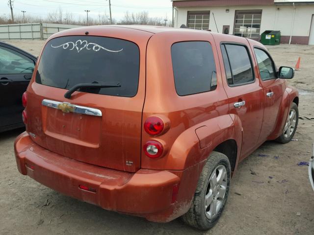 3GNDA23D57S595110 - 2007 CHEVROLET HHR LT ORANGE photo 4