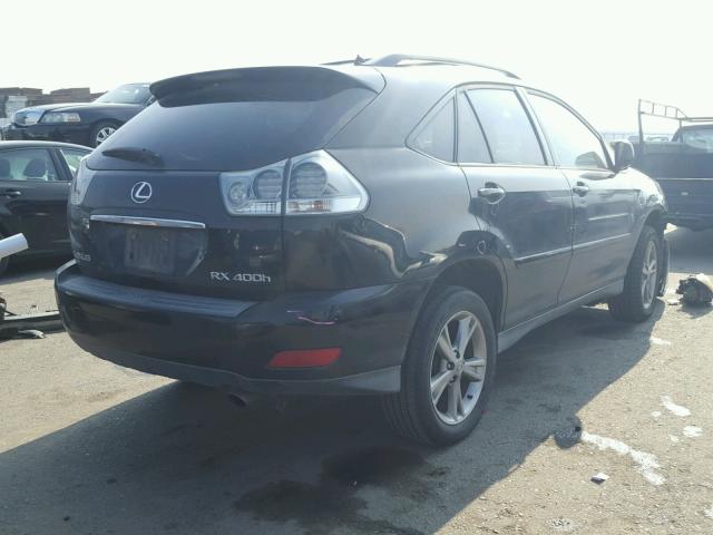 JTJHW31U162004086 - 2006 LEXUS RX 400 BLACK photo 4