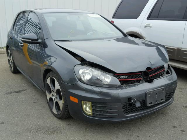 WVWHD7AJ6CW175152 - 2012 VOLKSWAGEN GTI GRAY photo 1