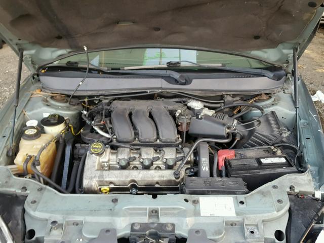 1FAHP56S35A129796 - 2005 FORD TAURUS SEL GREEN photo 7