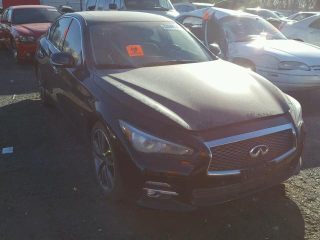 JN1BV7AP0EM690690 - 2014 INFINITI Q50 BASE BLACK photo 1