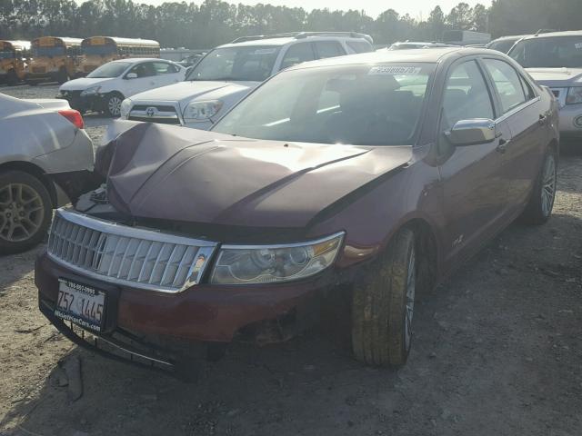 3LNHM26T67R638067 - 2007 LINCOLN MKZ BURGUNDY photo 2