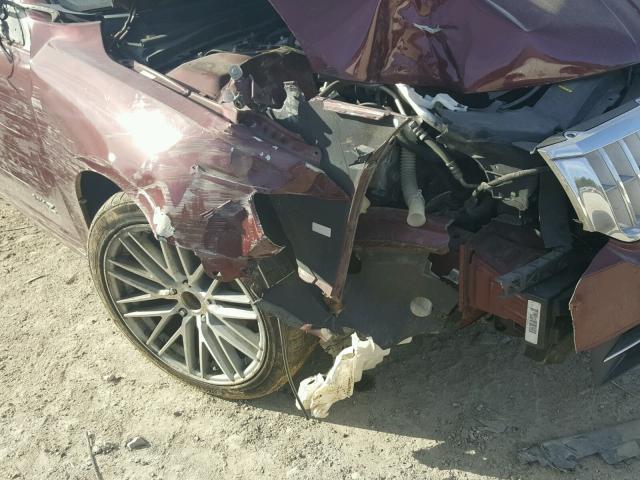 3LNHM26T67R638067 - 2007 LINCOLN MKZ BURGUNDY photo 9