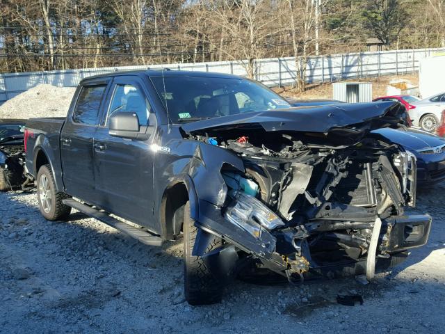 1FTEW1EF5FFB10524 - 2015 FORD F150 SUPER BLACK photo 1