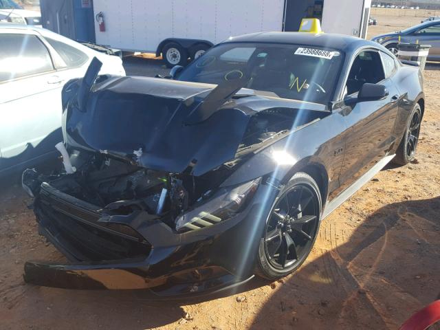 1FA6P8CF9H5271647 - 2017 FORD MUSTANG GT BLACK photo 2