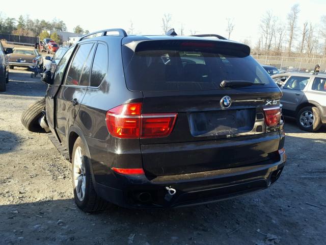 5UXZV4C52BL411035 - 2011 BMW X5 XDRIVE3 BLACK photo 3