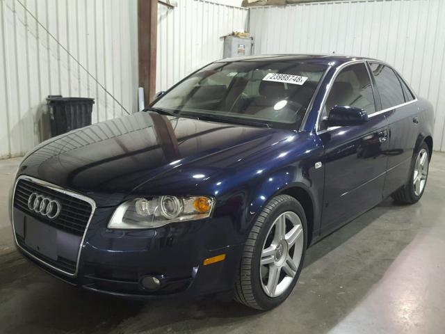 WAUAF78E97A087992 - 2007 AUDI A4 2 BLUE photo 2