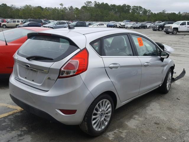 3FADP4FJ8EM217956 - 2014 FORD FIESTA TIT SILVER photo 4