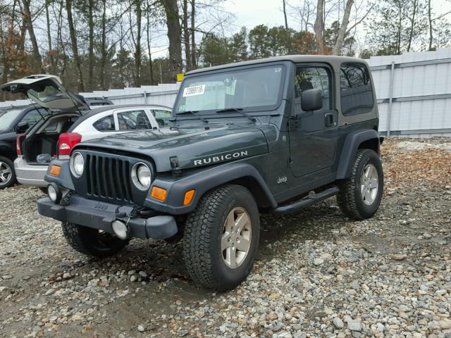 1J4FA69S14P779897 - 2004 JEEP WRANGLER / GREEN photo 2