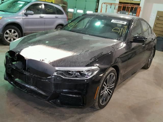 WBAJE7C53JWC54502 - 2018 BMW 540 XI BLACK photo 2