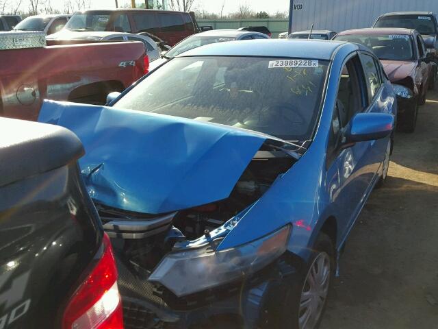 JHMZE2H57AS016141 - 2010 HONDA INSIGHT LX BLUE photo 2