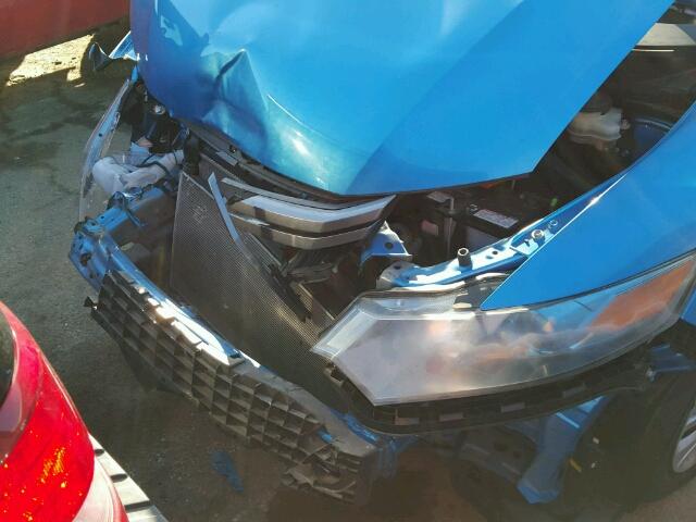 JHMZE2H57AS016141 - 2010 HONDA INSIGHT LX BLUE photo 9