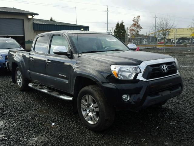 3TMMU4FN6EM070381 - 2014 TOYOTA TACOMA DOU BLACK photo 1