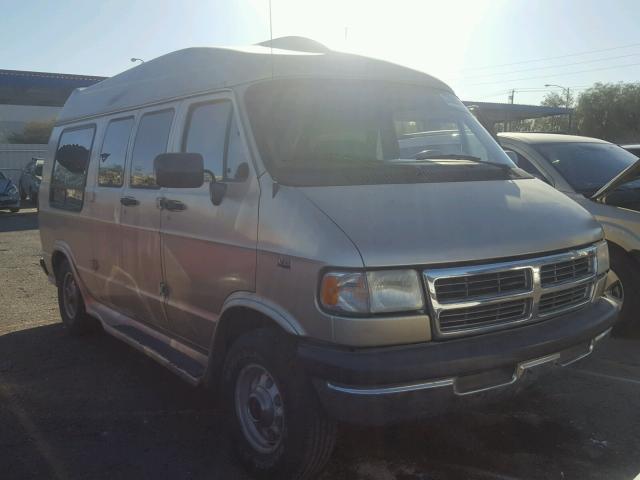 2B6HB21Y1TK144046 - 1996 DODGE RAM VAN B2 BROWN photo 1