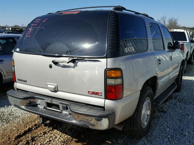 1GKEK13Z24R259319 - 2004 GMC YUKON SILVER photo 4