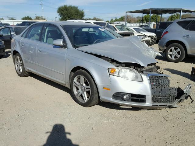 WAUAF78E88A054144 - 2008 AUDI A4 2.0T SILVER photo 1