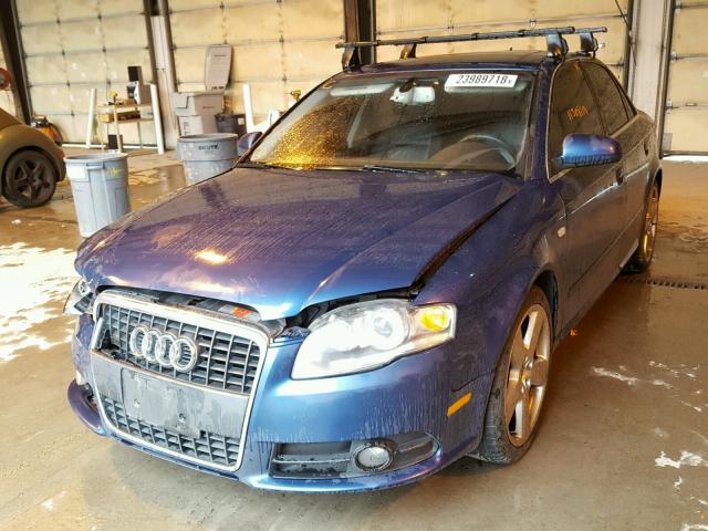 WAUEF78E66A205125 - 2006 AUDI A4 S-LINE BLUE photo 2