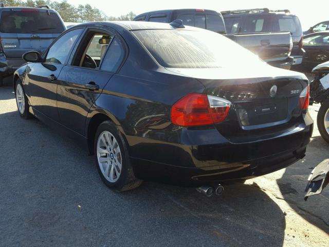 WBAVA37537NE25019 - 2007 BMW 328 I BLACK photo 3