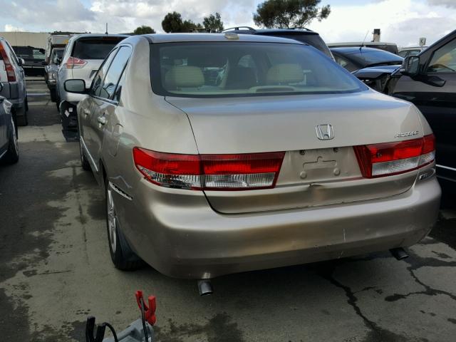 1HGCM66844A066215 - 2004 HONDA ACCORD EX GOLD photo 3