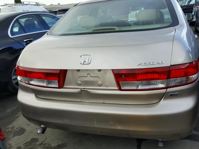 1HGCM66844A066215 - 2004 HONDA ACCORD EX GOLD photo 9