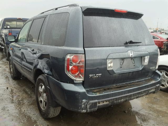 2HKYF18466H513599 - 2006 HONDA PILOT EX GRAY photo 3