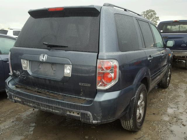 2HKYF18466H513599 - 2006 HONDA PILOT EX GRAY photo 4