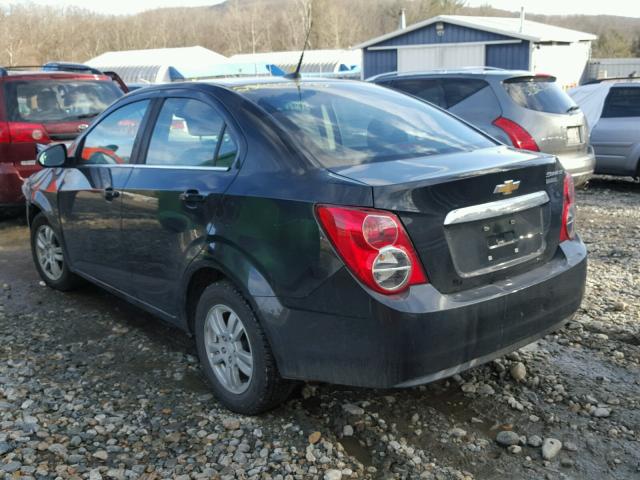 1G1JC5SG1D4248249 - 2013 CHEVROLET SONIC LT BLACK photo 3