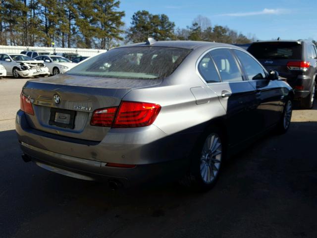 WBAFR7C54CC811686 - 2012 BMW 535 I GRAY photo 4