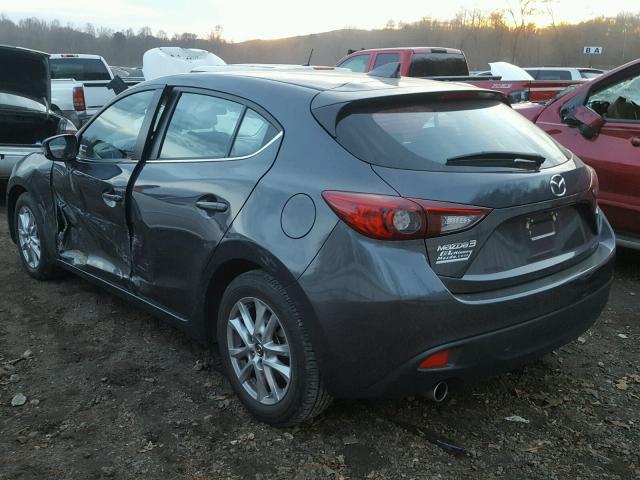 JM1BM1M71G1337761 - 2016 MAZDA 3 TOURING GRAY photo 3