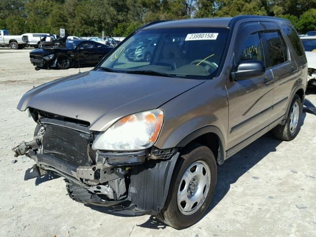 SHSRD68525U303541 - 2005 HONDA CR-V LX GOLD photo 2