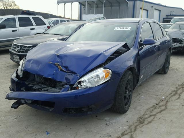 2G1WD58C979350892 - 2007 CHEVROLET IMPALA SUP BLUE photo 2