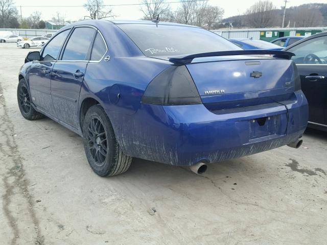 2G1WD58C979350892 - 2007 CHEVROLET IMPALA SUP 蓝色 照片 3