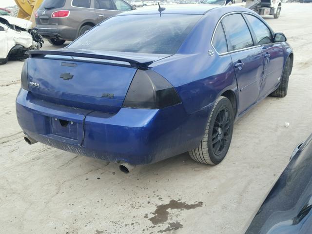 2G1WD58C979350892 - 2007 CHEVROLET IMPALA SUP BLUE photo 4