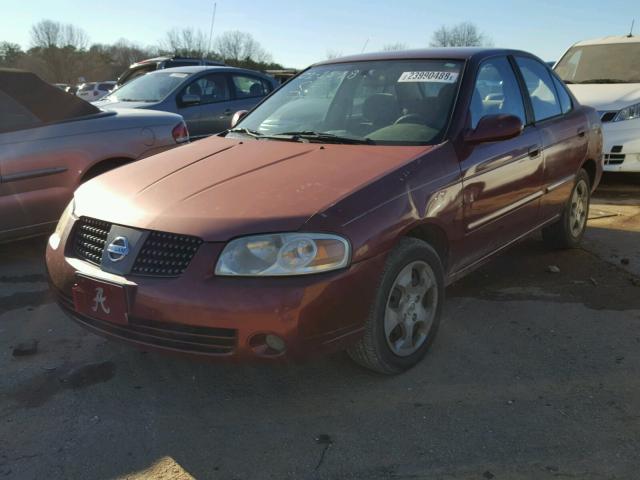 3N1CB51D85L470148 - 2005 NISSAN SENTRA 1.8 MAROON photo 2